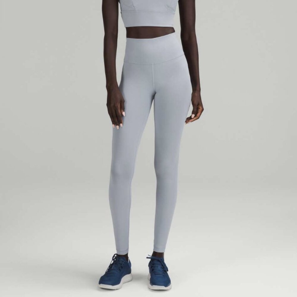Lululemon Wunder Train High-Rise Tight Leggings 28" Chambray Everlux Size 6